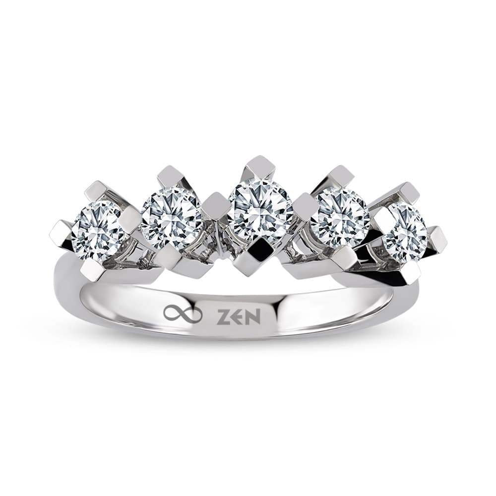 0,70 Karat Forevermark Pırlanta Beştaş Yüzük