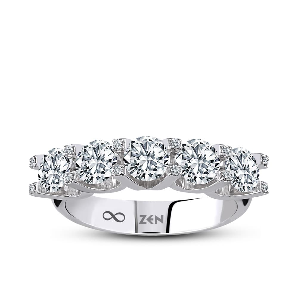 0,95 Karat Forevermark Cornerstones Pırlanta Beştaş Yüzük