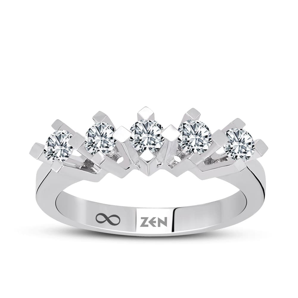 0,55 Karat Forevermark Pırlanta Beştaş Yüzük