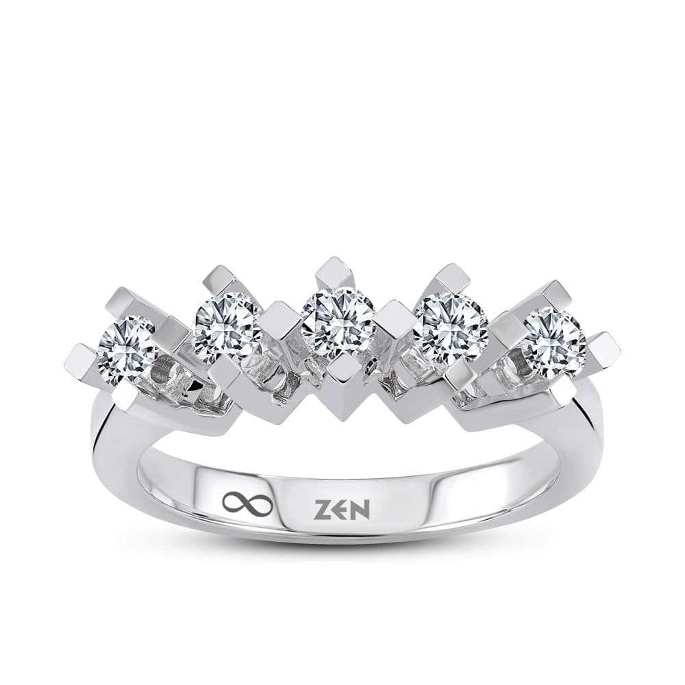 0,55 Karat Forevermark Pırlanta Beştaş Yüzük