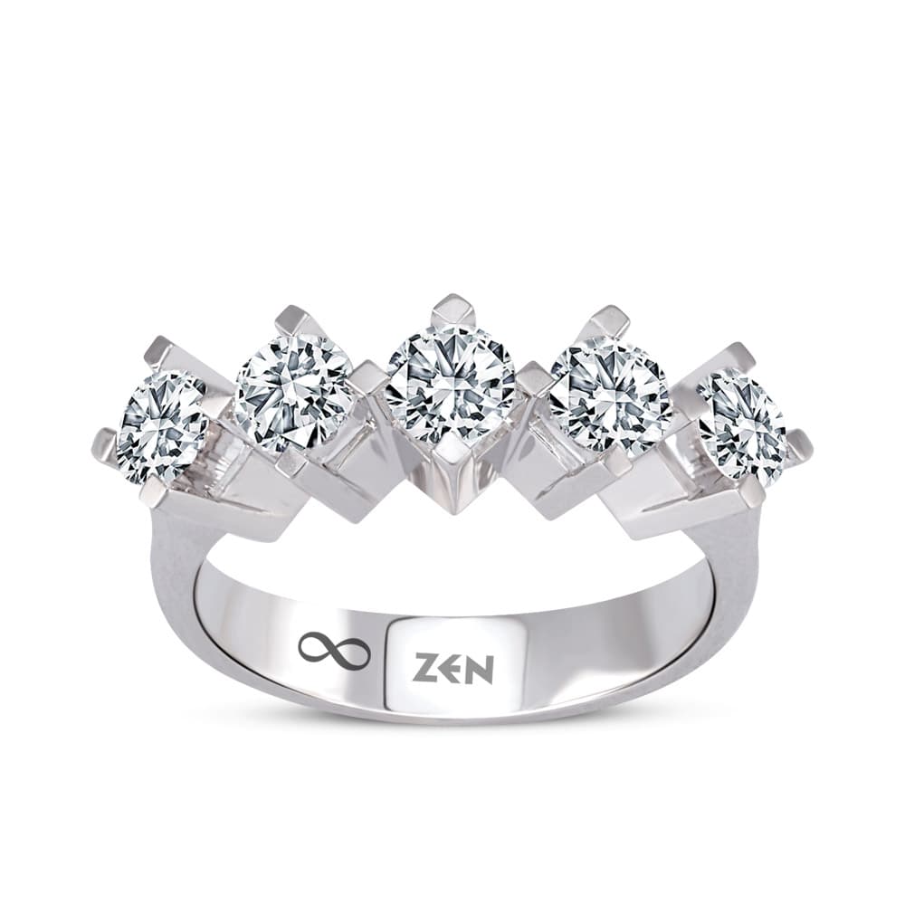 0,65 Karat Forevermark Pırlanta Beştaş Yüzük