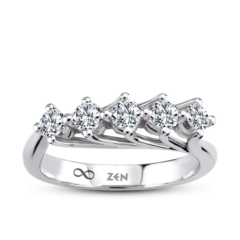 0,65 Karat Forevermark Pırlanta Beştaş Yüzük