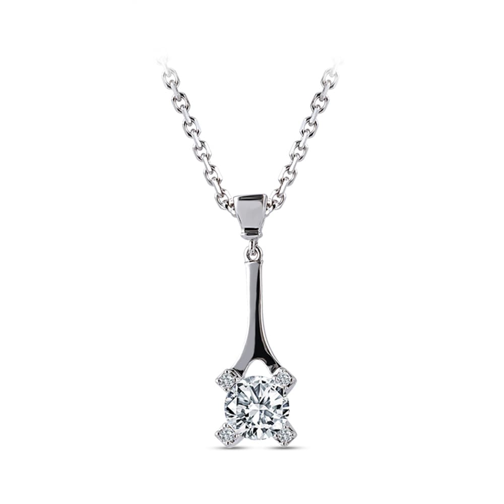 0,19 Karat Forevermark Cornerstones Tektaş Pırlanta Kolye