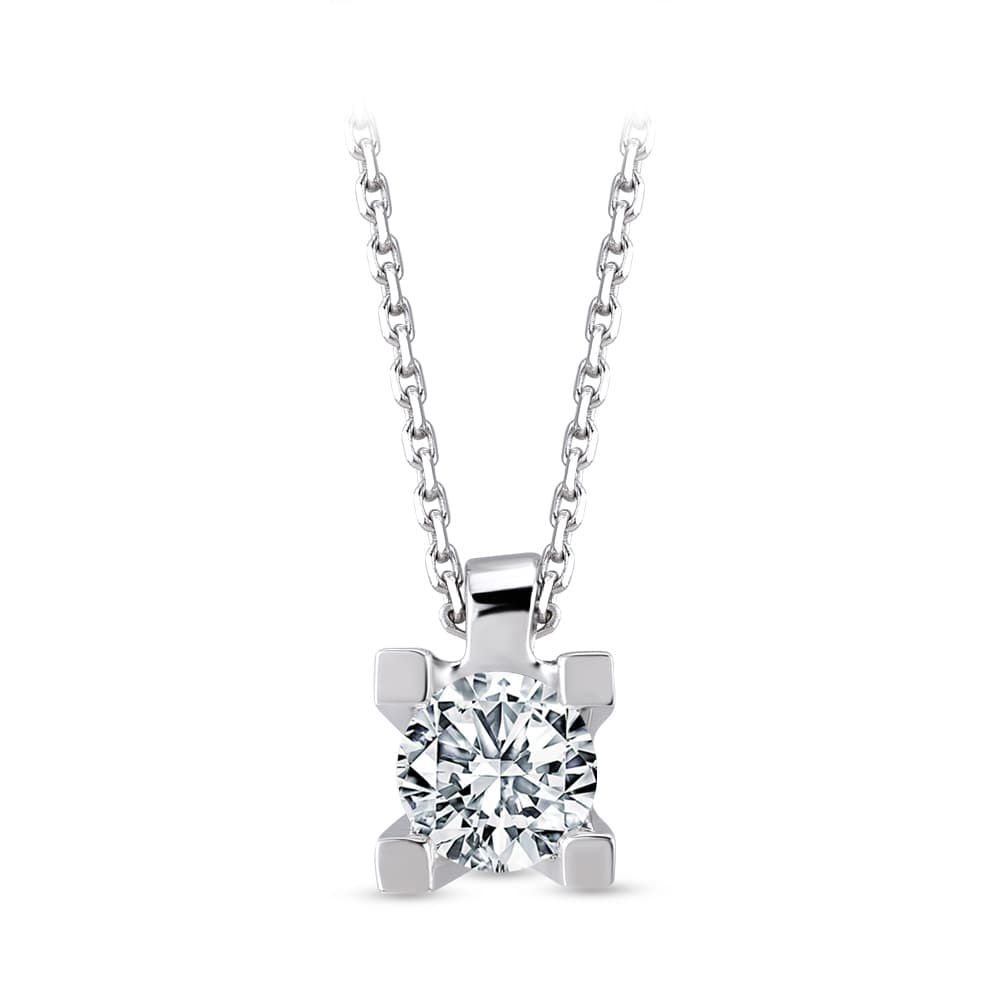 0,18 Karat Forevermark Tektaş Pırlanta Kolye