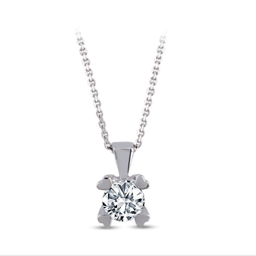 0,21 Karat Forevermark Tektaş Pırlanta Kolye