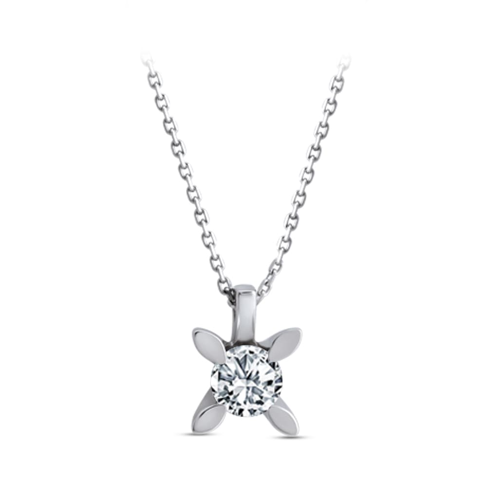 0,21 Karat Forevermark Tektaş Pırlanta Kolye