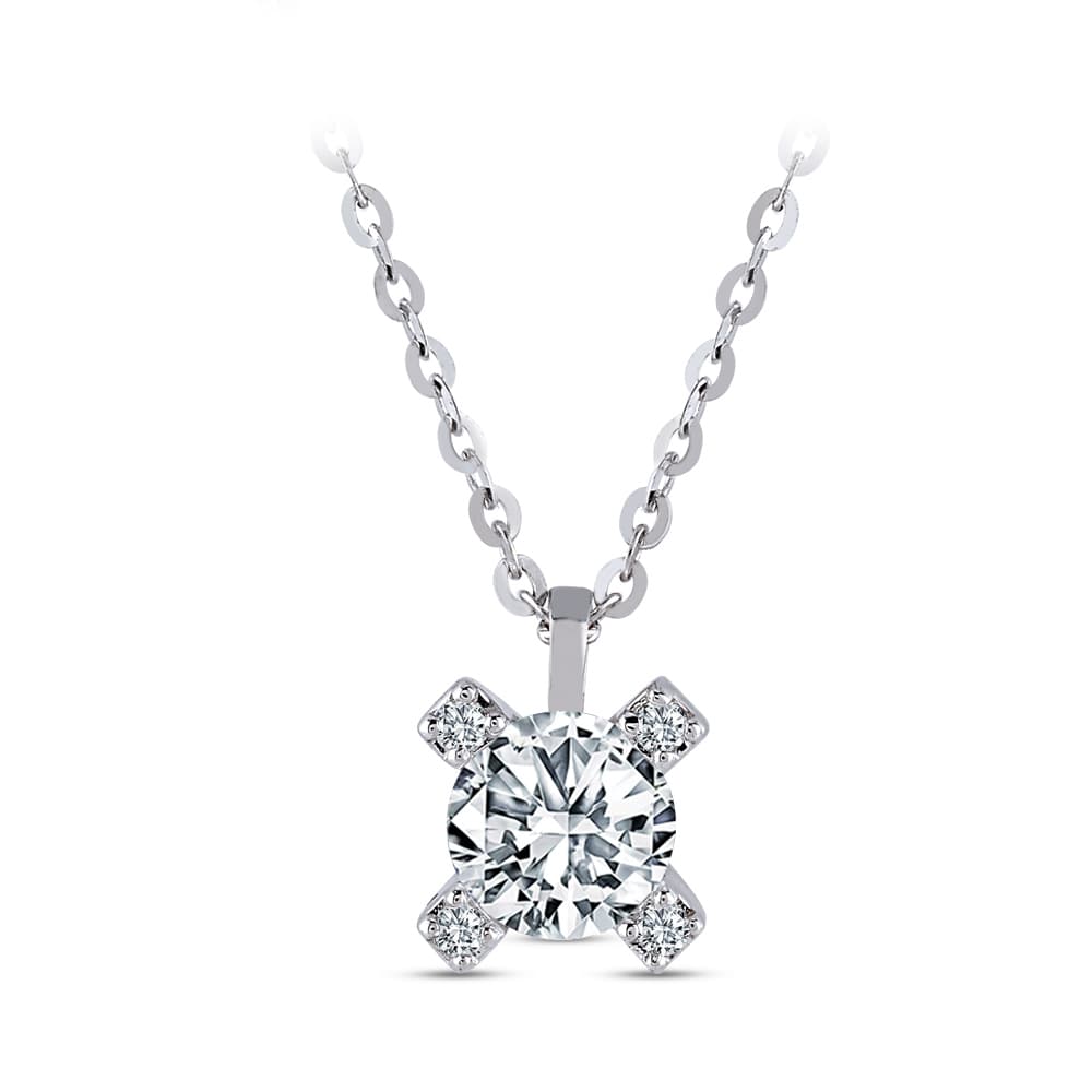 0,43 Karat Forevermark Cornerstones Tektaş Pırlanta Kolye