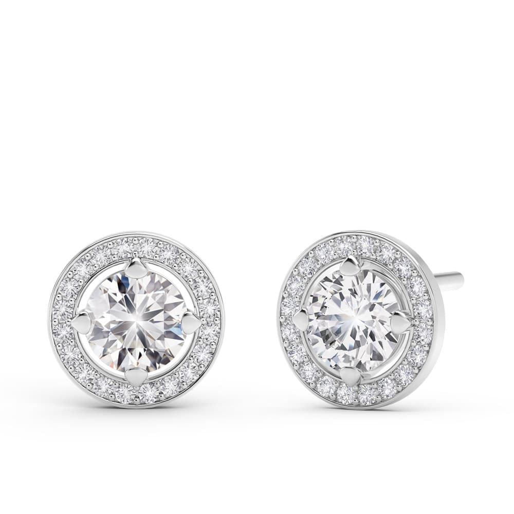 0,66 Karat Forevermark Tektaş Pırlanta Küpe