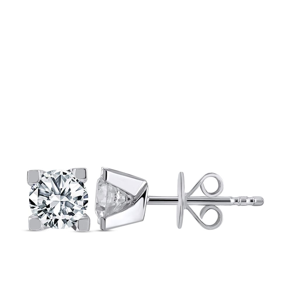 1,00 Karat Forevermark Tektaş Pırlanta Küpe