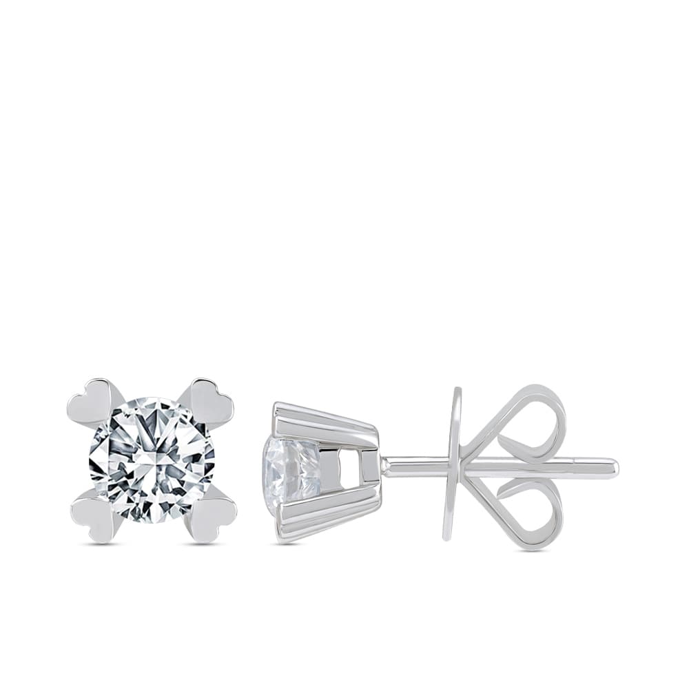 0,38 Karat Forevermark Tektaş Pırlanta Küpe