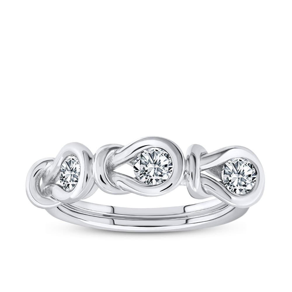 0,45 Karat Forevermark Tria Pırlanta Yüzük