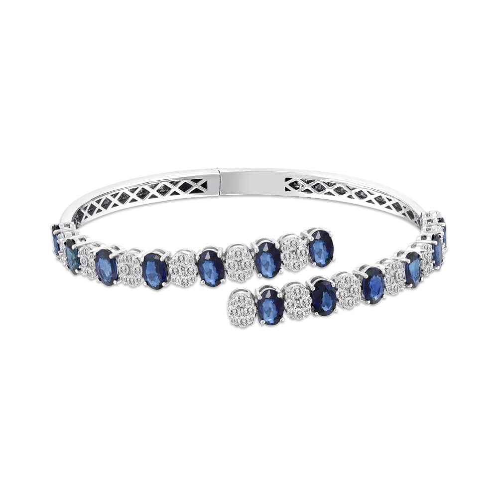 7,93 Karat Safir Pırlanta Bileklik