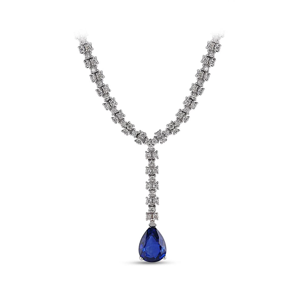 2,00 Karat Pırlanta Safir Gerdanlık