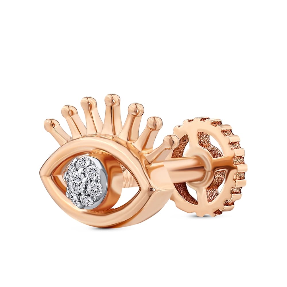 0,03 Karat Pırlanta Göz Tragus