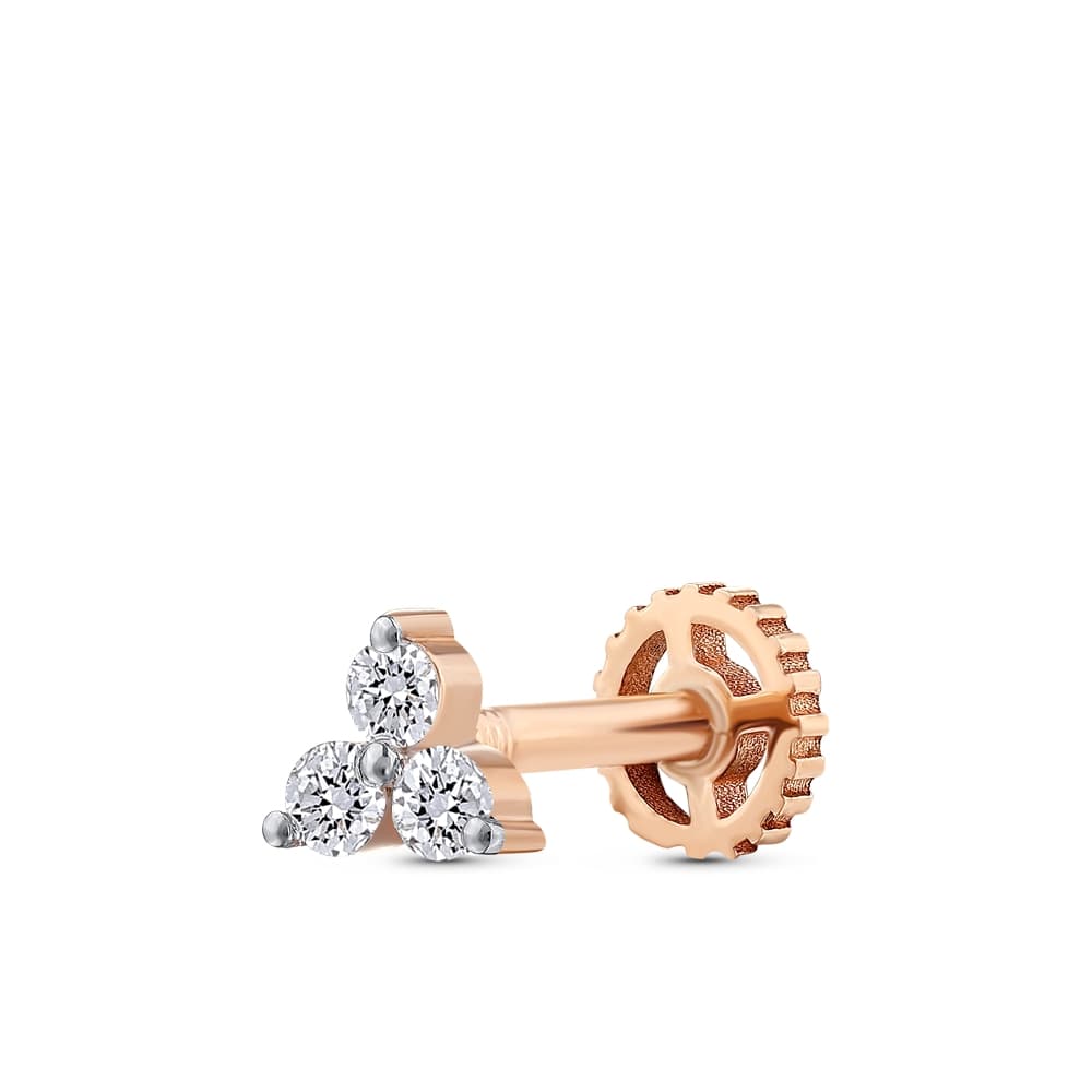 0,09 Karat Pırlanta Tragus
