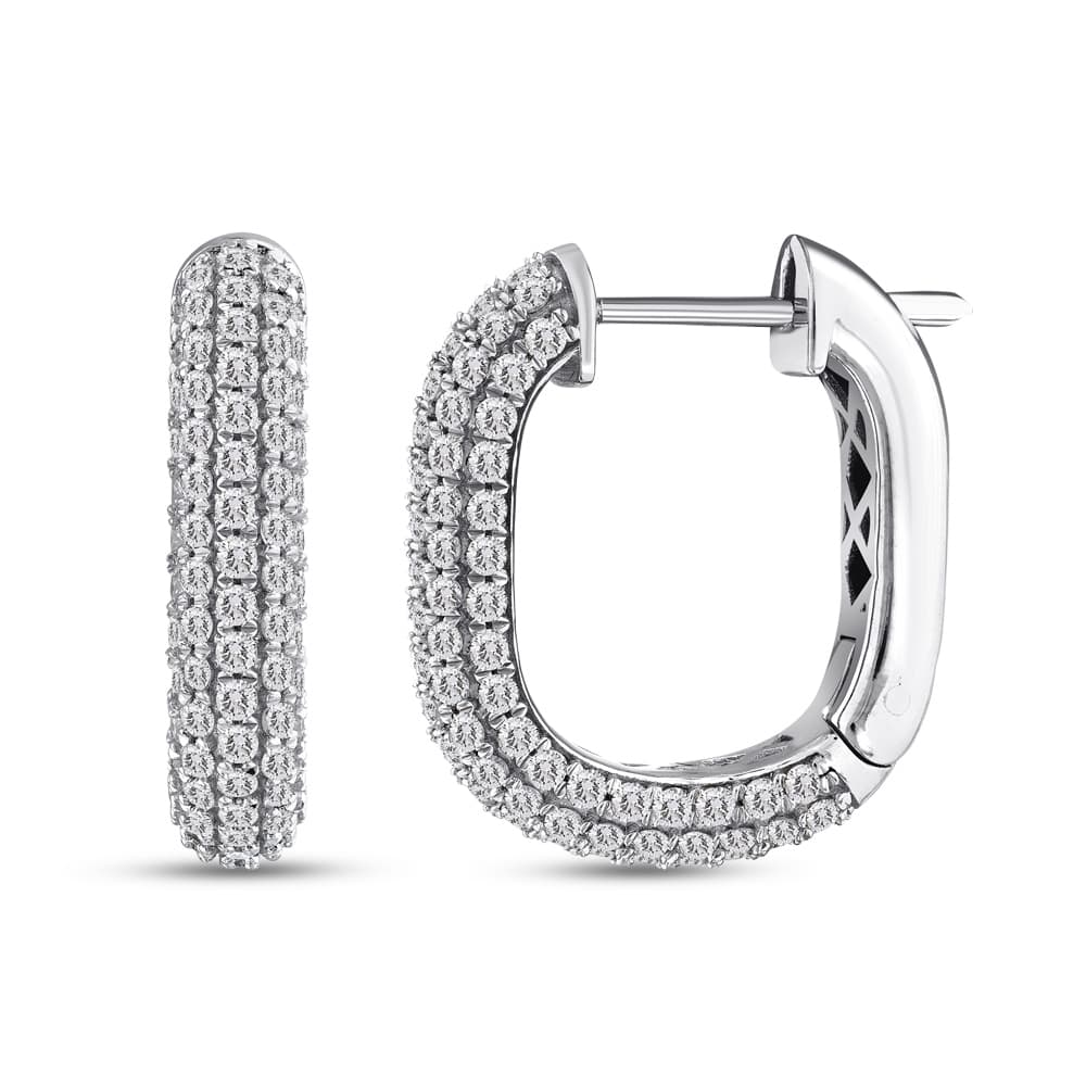 1,10 Karat Tasarım Pırlanta Küpe