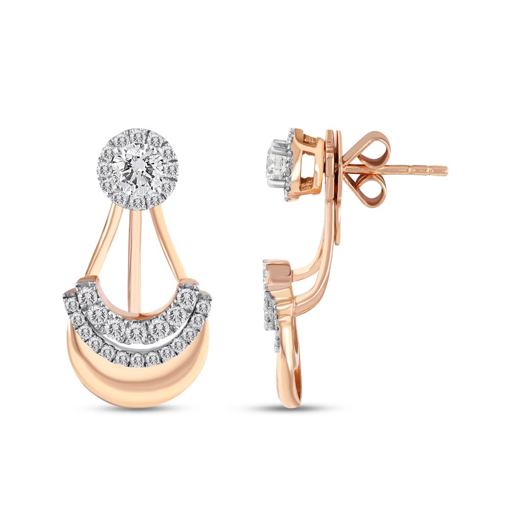 0,92 Karat Zenith Pırlanta Küpe