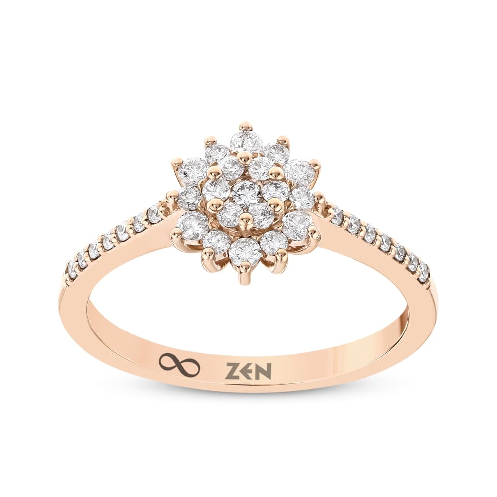 0,33 Karat Lotus Reina Pırlanta Yüzük