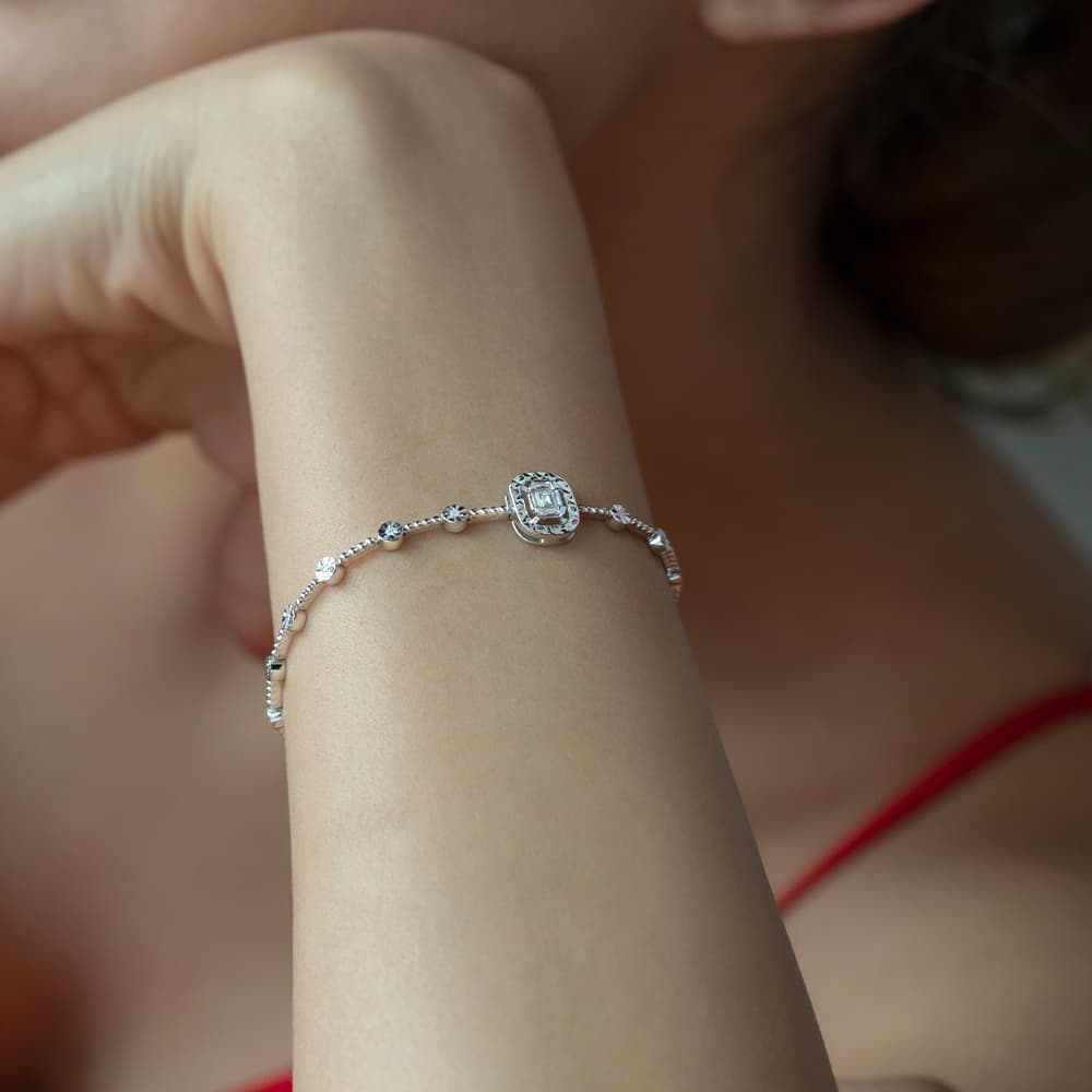0,26 Karat Baget Pırlanta Bileklik